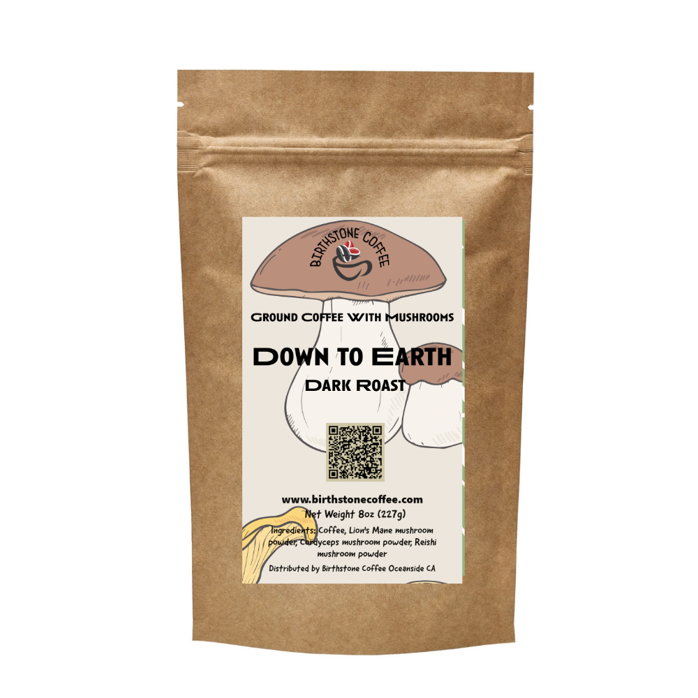 Mushroom Coffee Down To Earth