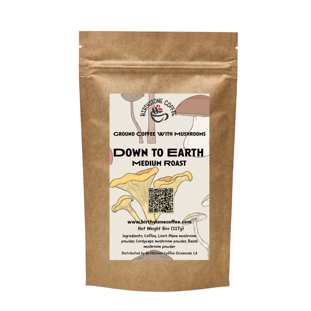 Mushroom Coffee Down To Earth